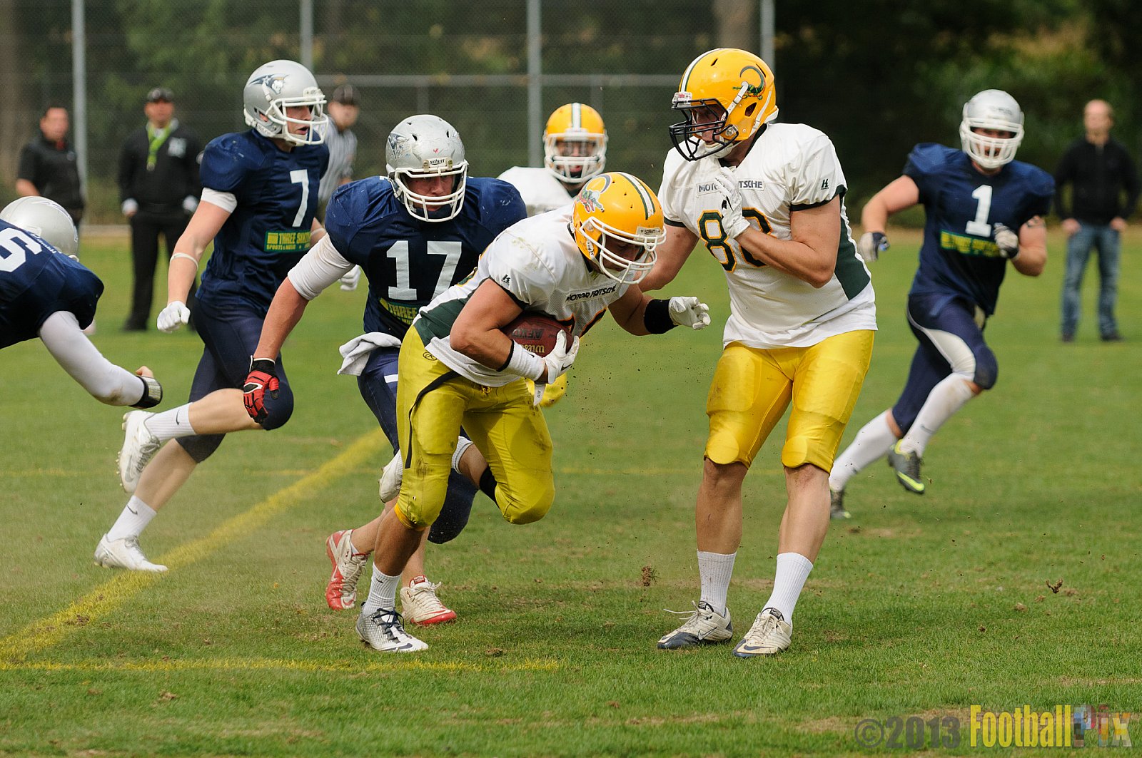 Cologne Crocodiles vs. Bochum Cadets - 01.09.2013 Cologne Crocodiles vs. Bochum Cadets (51:3) 