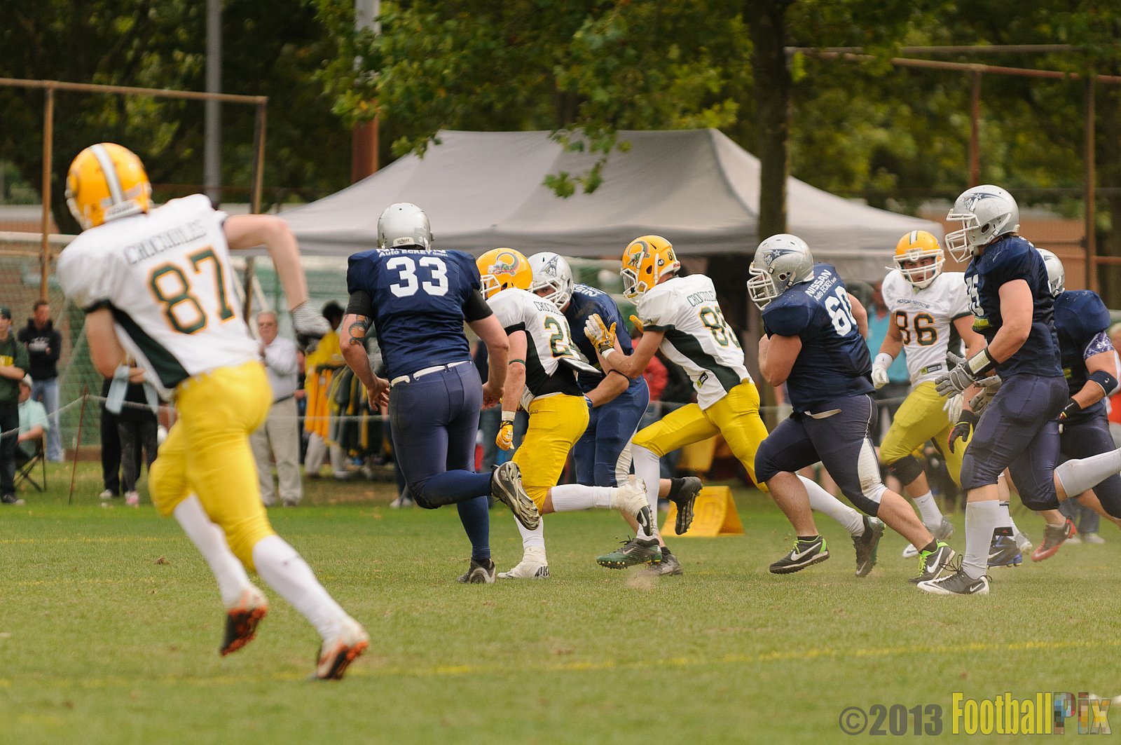 Cologne Crocodiles vs. Bochum Cadets - 01.09.2013 Cologne Crocodiles vs. Bochum Cadets (51:3) 