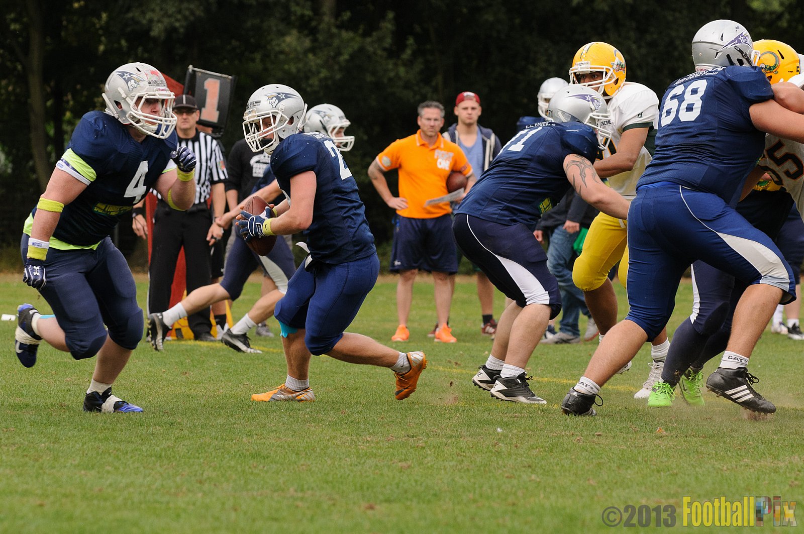 Cologne Crocodiles vs. Bochum Cadets - 01.09.2013 Cologne Crocodiles vs. Bochum Cadets (51:3) 