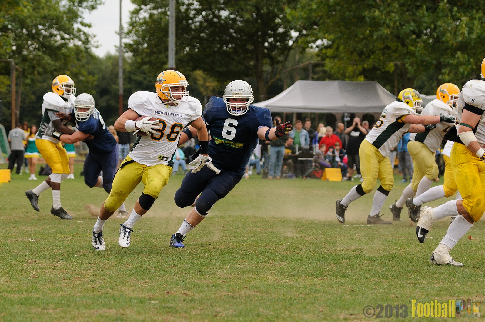 Cologne Crocodiles vs. Bochum Cadets - 01.09.2013 Cologne Crocodiles vs. Bochum Cadets (51:3) 