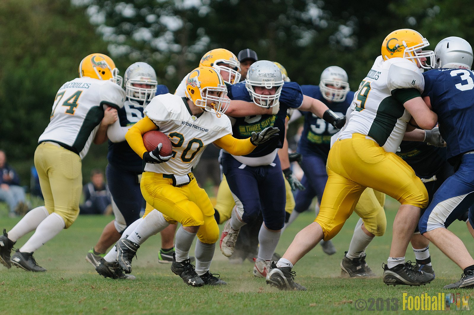 Cologne Crocodiles vs. Bochum Cadets - 01.09.2013 Cologne Crocodiles vs. Bochum Cadets (51:3) 