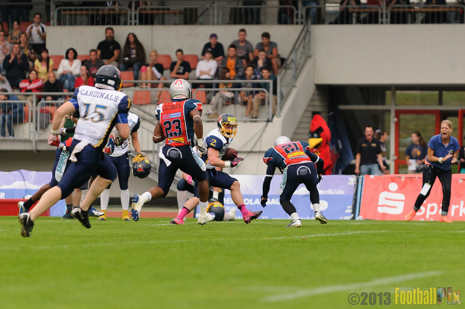 Essen Assindia Cardinals vs. Remscheid Amboss  - 07.09.2013 Essen Assindia Cardinals vs. Remscheid Amboss (13:14) 