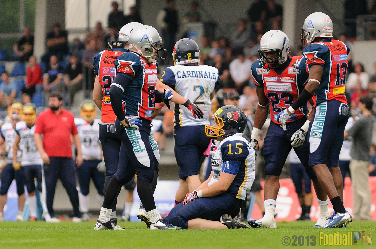 Essen Assindia Cardinals vs. Remscheid Amboss  - 07.09.2013 Essen Assindia Cardinals vs. Remscheid Amboss (13:14) 