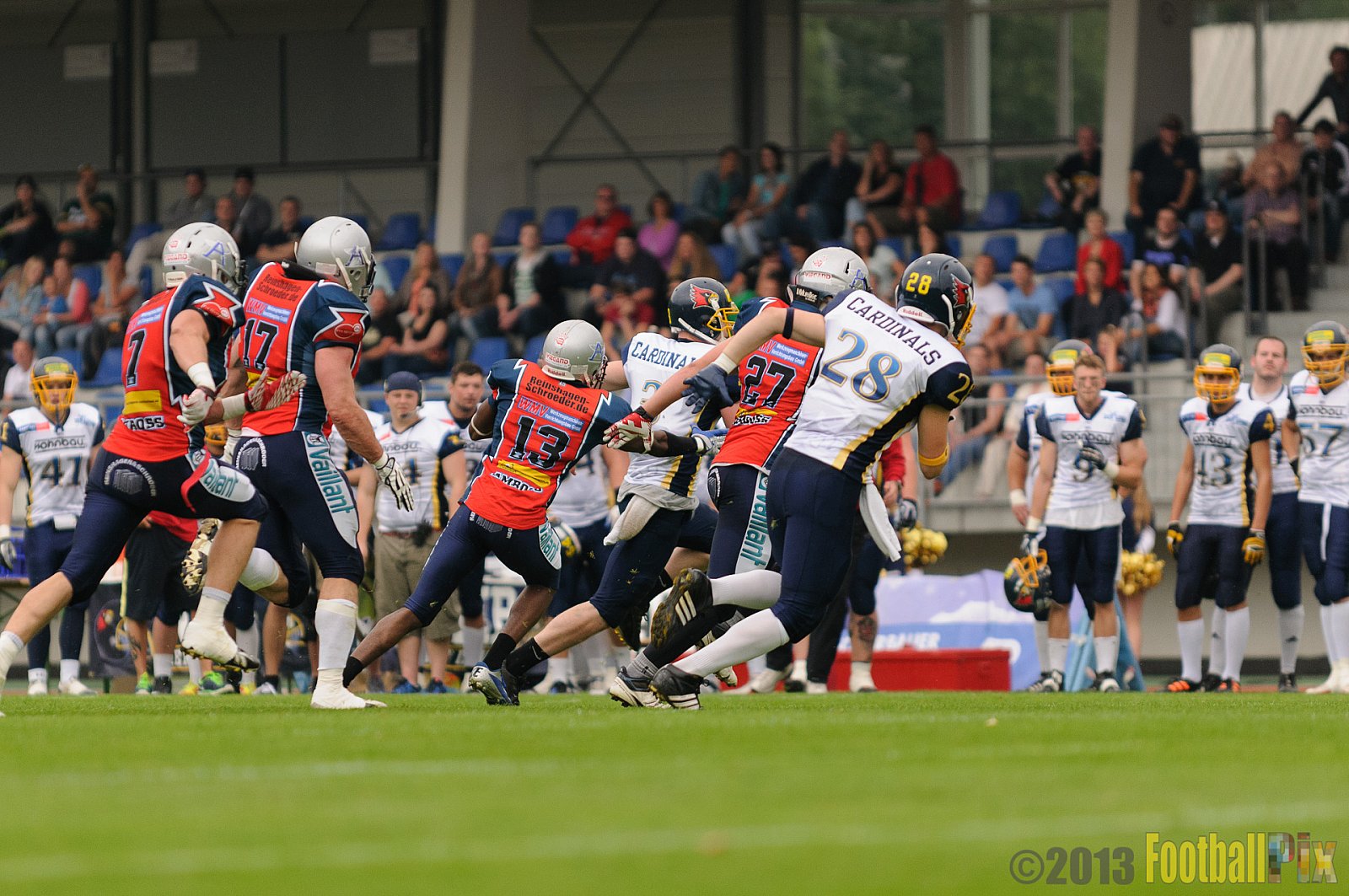 Essen Assindia Cardinals vs. Remscheid Amboss  - 07.09.2013 Essen Assindia Cardinals vs. Remscheid Amboss (13:14) 