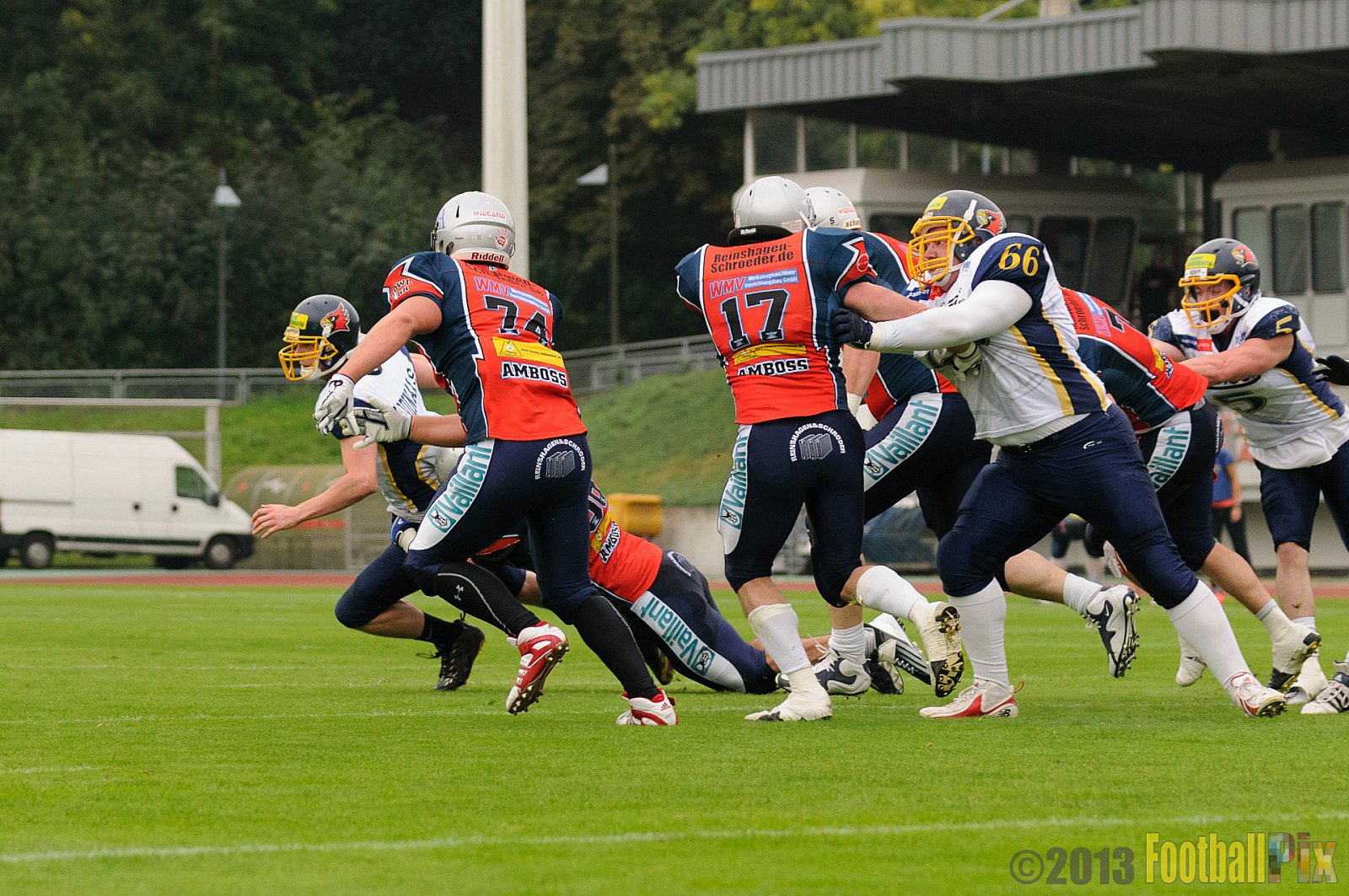 Essen Assindia Cardinals vs. Remscheid Amboss  - 07.09.2013 Essen Assindia Cardinals vs. Remscheid Amboss (13:14) 