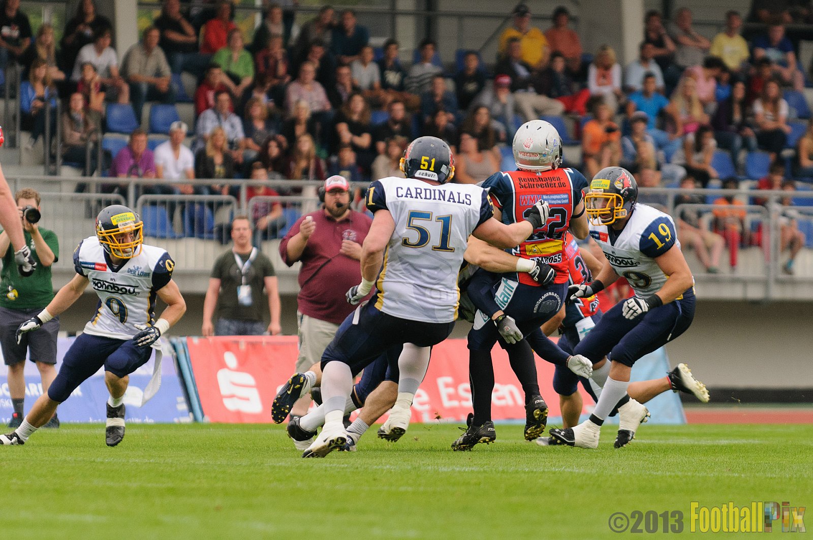 Essen Assindia Cardinals vs. Remscheid Amboss  - 07.09.2013 Essen Assindia Cardinals vs. Remscheid Amboss (13:14) 