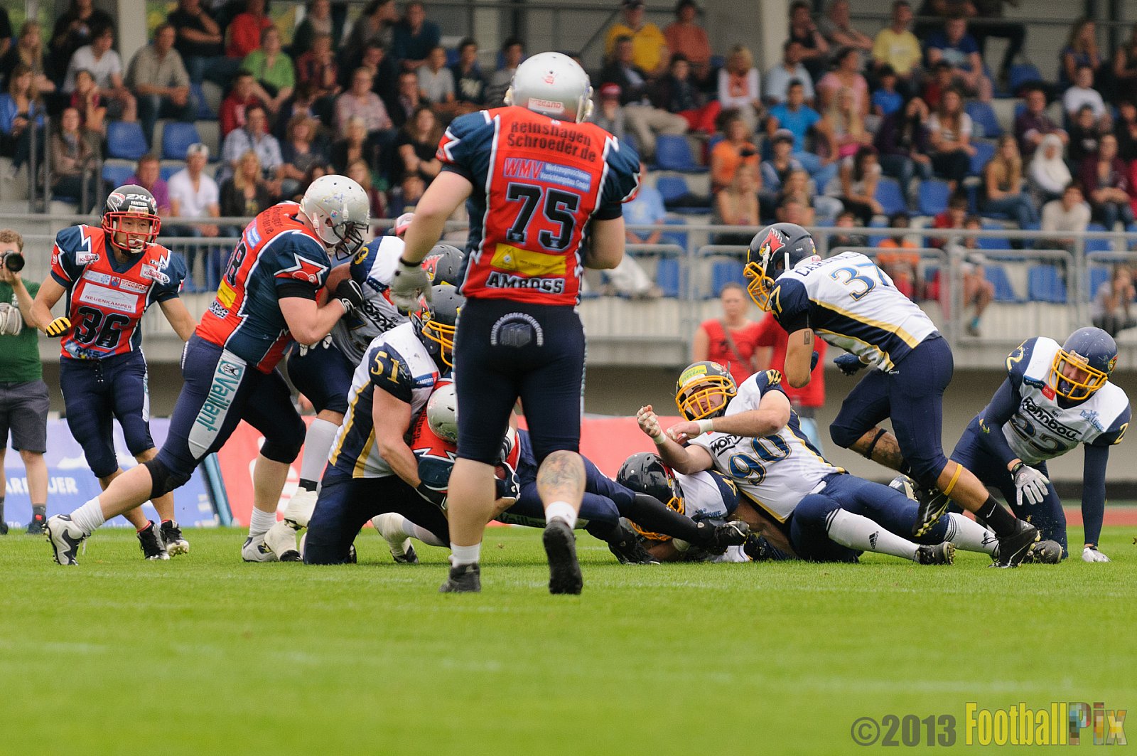 Essen Assindia Cardinals vs. Remscheid Amboss  - 07.09.2013 Essen Assindia Cardinals vs. Remscheid Amboss (13:14) 