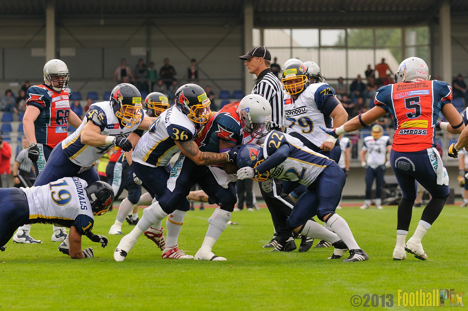 Essen Assindia Cardinals vs. Remscheid Amboss  - 07.09.2013 Essen Assindia Cardinals vs. Remscheid Amboss (13:14) 
