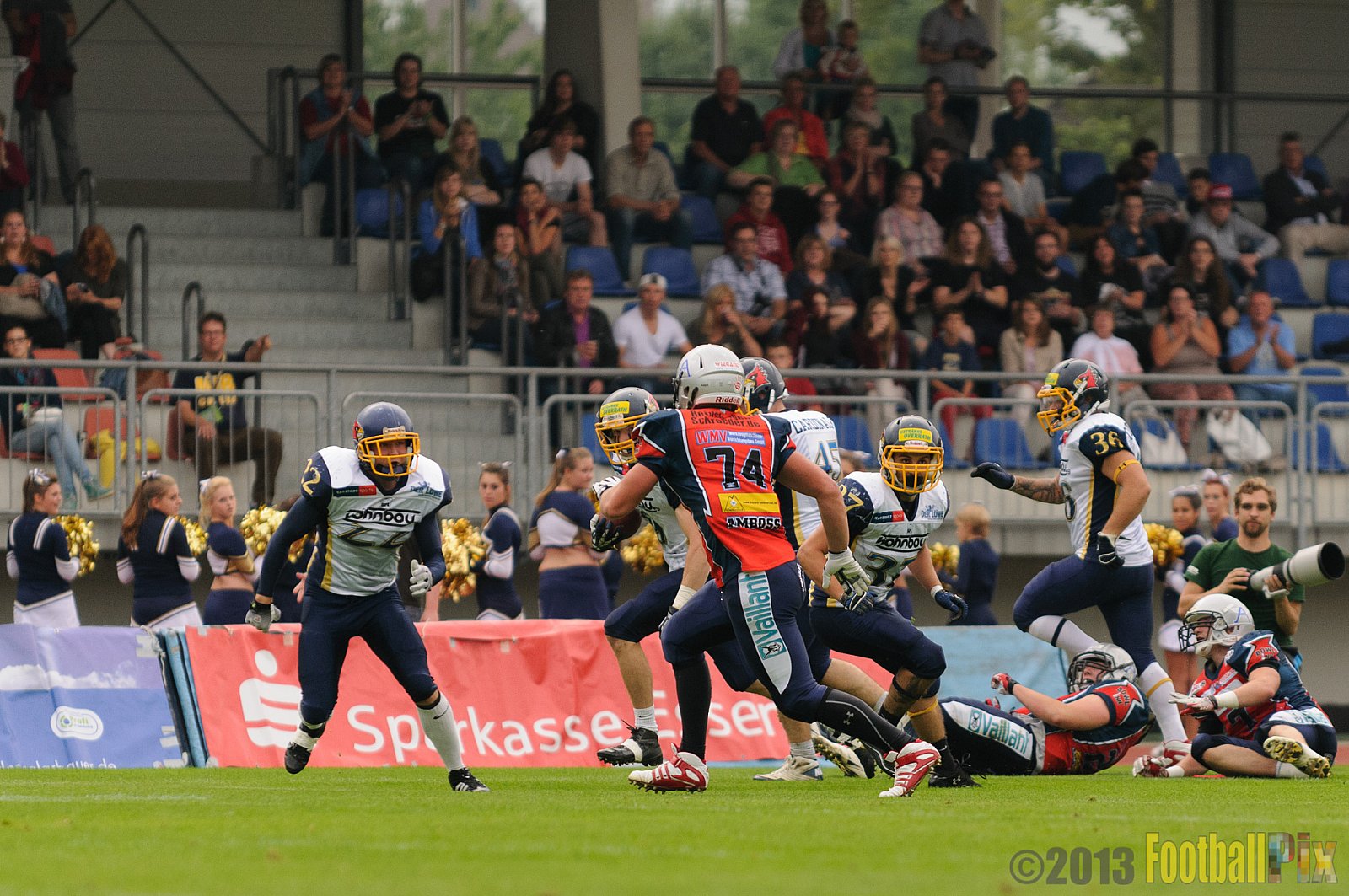 Essen Assindia Cardinals vs. Remscheid Amboss  - 07.09.2013 Essen Assindia Cardinals vs. Remscheid Amboss (13:14) 