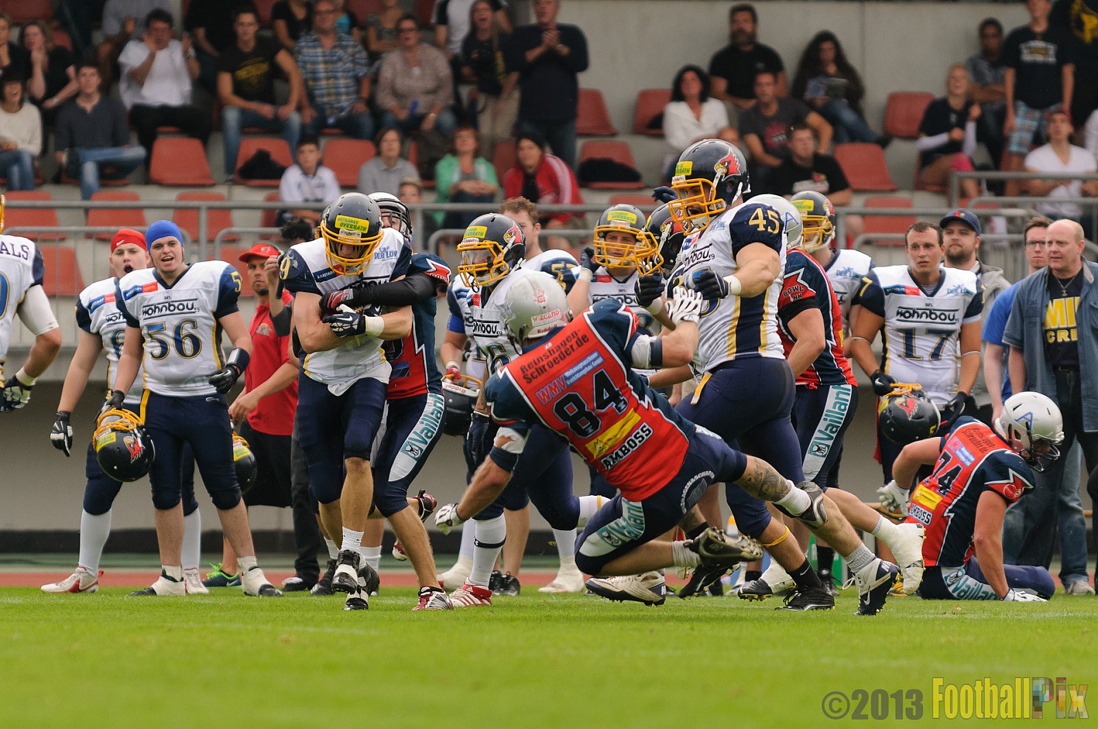 Essen Assindia Cardinals vs. Remscheid Amboss  - 07.09.2013 Essen Assindia Cardinals vs. Remscheid Amboss (13:14) 
