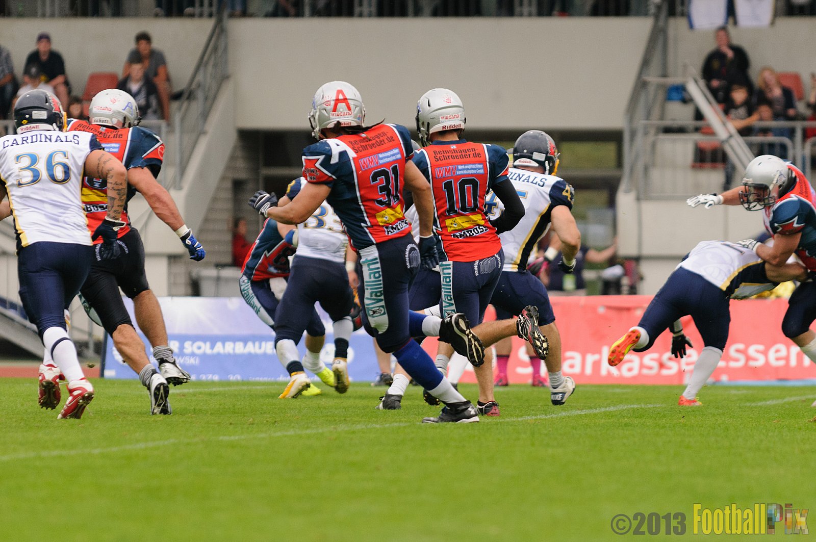 Essen Assindia Cardinals vs. Remscheid Amboss  - 07.09.2013 Essen Assindia Cardinals vs. Remscheid Amboss (13:14) 