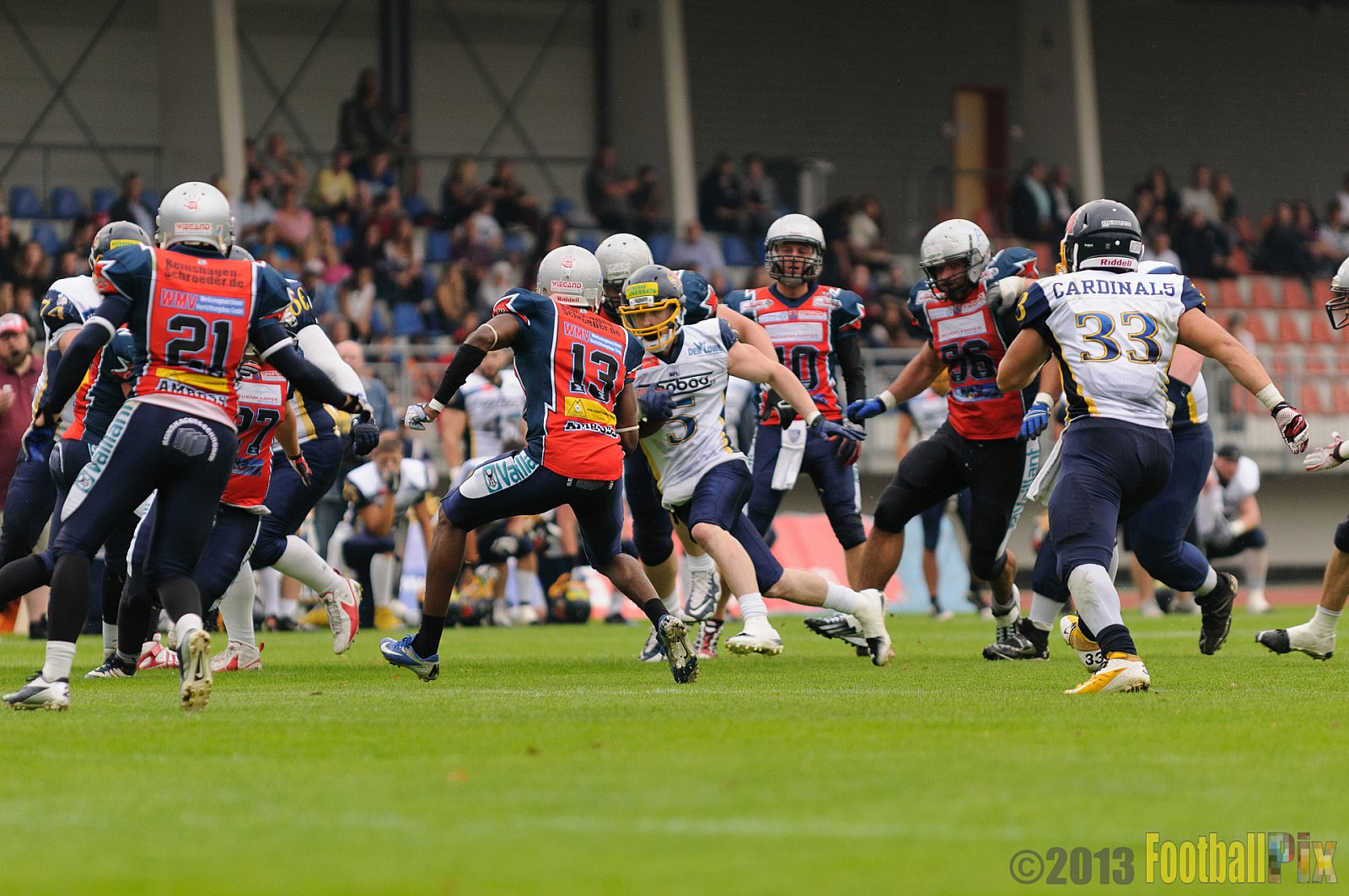 Essen Assindia Cardinals vs. Remscheid Amboss  - 07.09.2013 Essen Assindia Cardinals vs. Remscheid Amboss (13:14) 