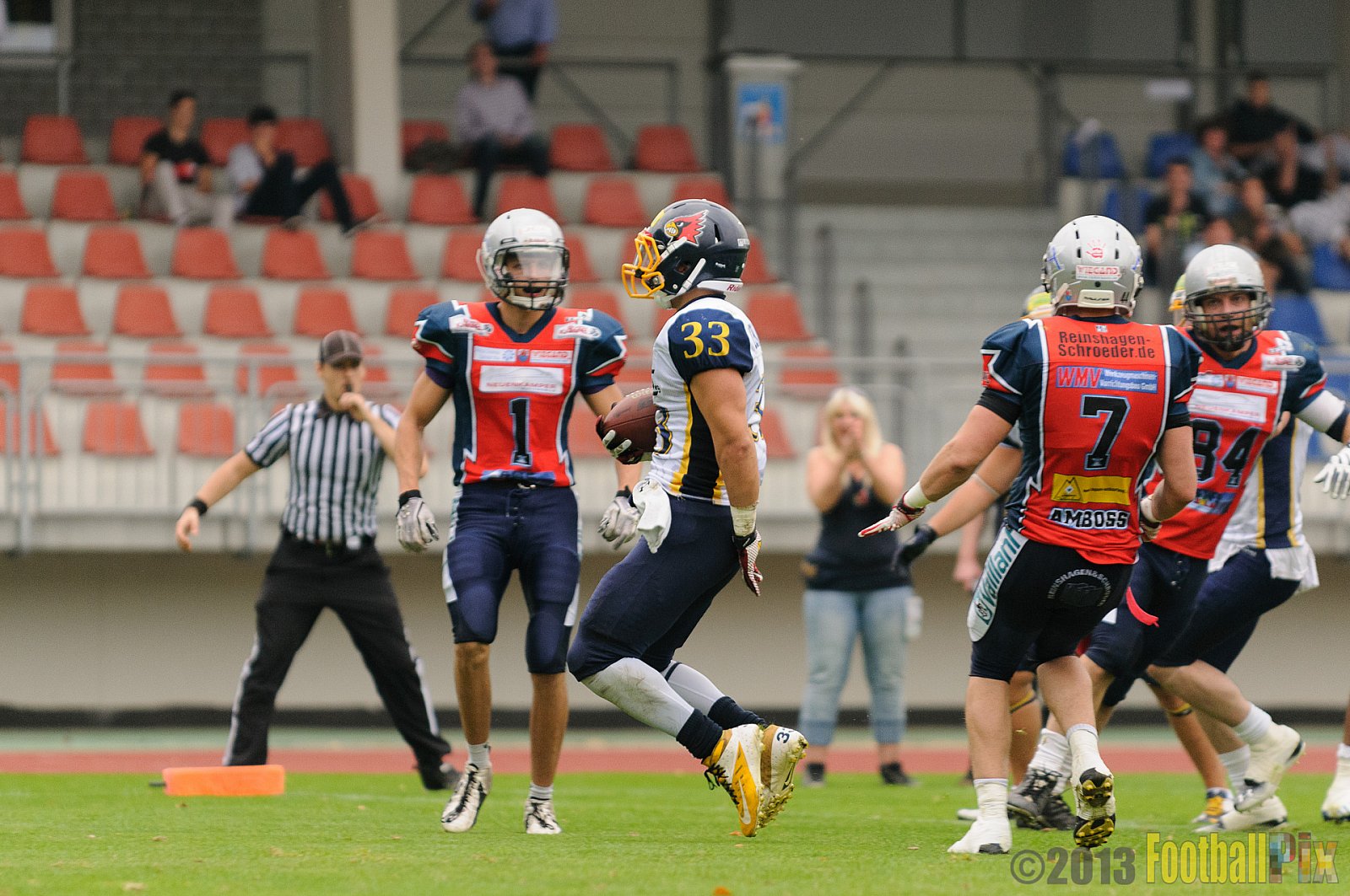 Essen Assindia Cardinals vs. Remscheid Amboss  - 07.09.2013 Essen Assindia Cardinals vs. Remscheid Amboss (13:14) 