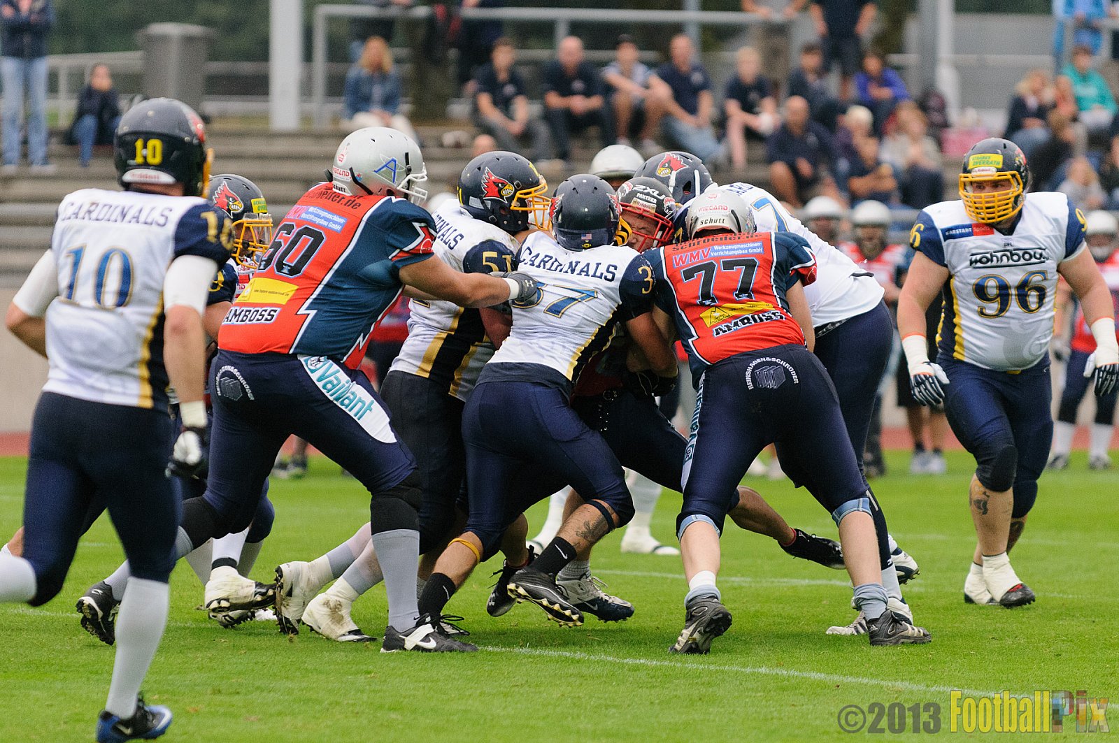 Essen Assindia Cardinals vs. Remscheid Amboss  - 07.09.2013 Essen Assindia Cardinals vs. Remscheid Amboss (13:14) 