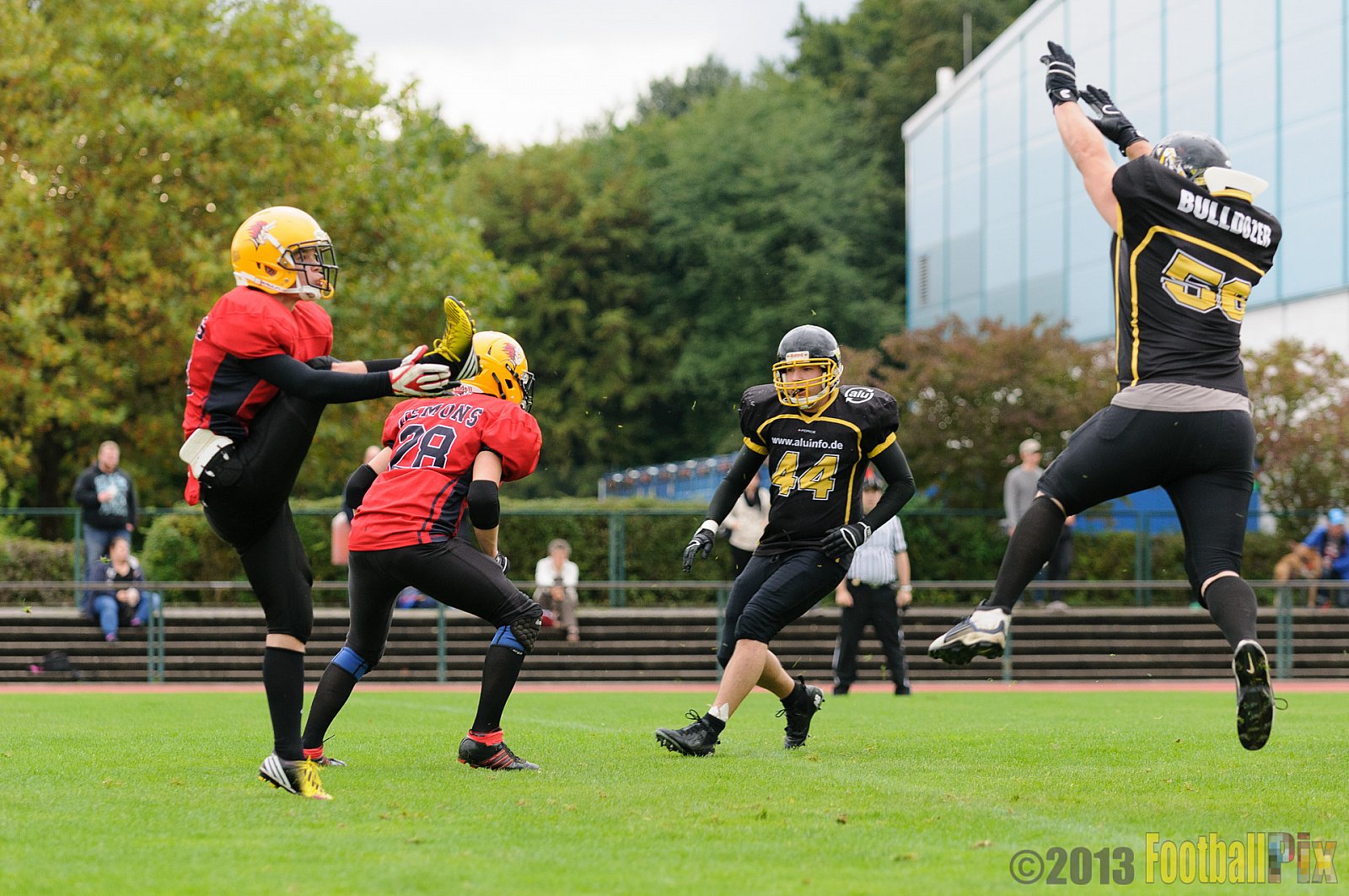 Düsseldorf Bulldozer vs. Aachen Düren Demons - 14.09.2013 Düsseldorf Bulldozer vs. Aachen/Düren Demons (62:0) 