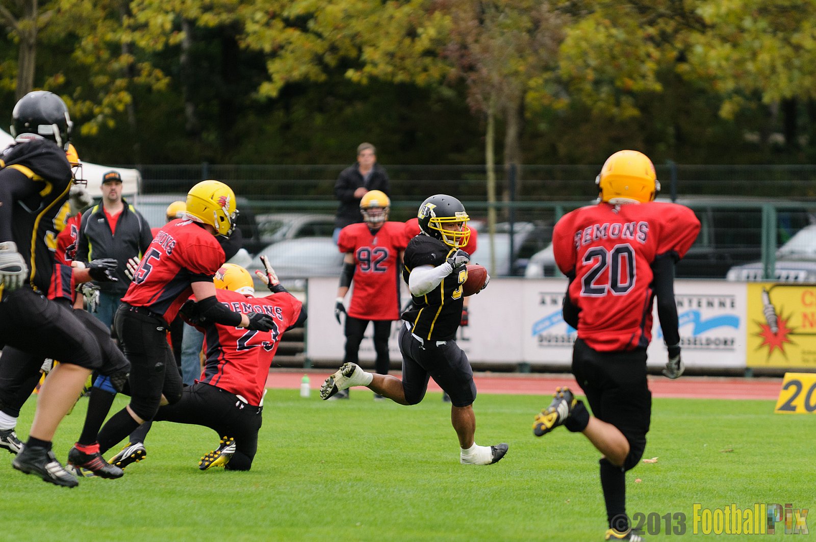 Düsseldorf Bulldozer vs. Aachen Düren Demons - 14.09.2013 Düsseldorf Bulldozer vs. Aachen/Düren Demons (62:0) 