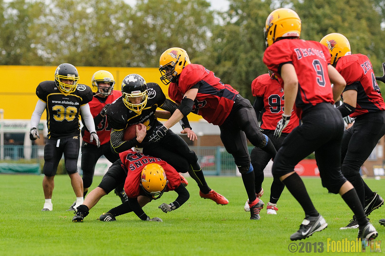 Düsseldorf Bulldozer vs. Aachen Düren Demons - 14.09.2013 Düsseldorf Bulldozer vs. Aachen/Düren Demons (62:0) 