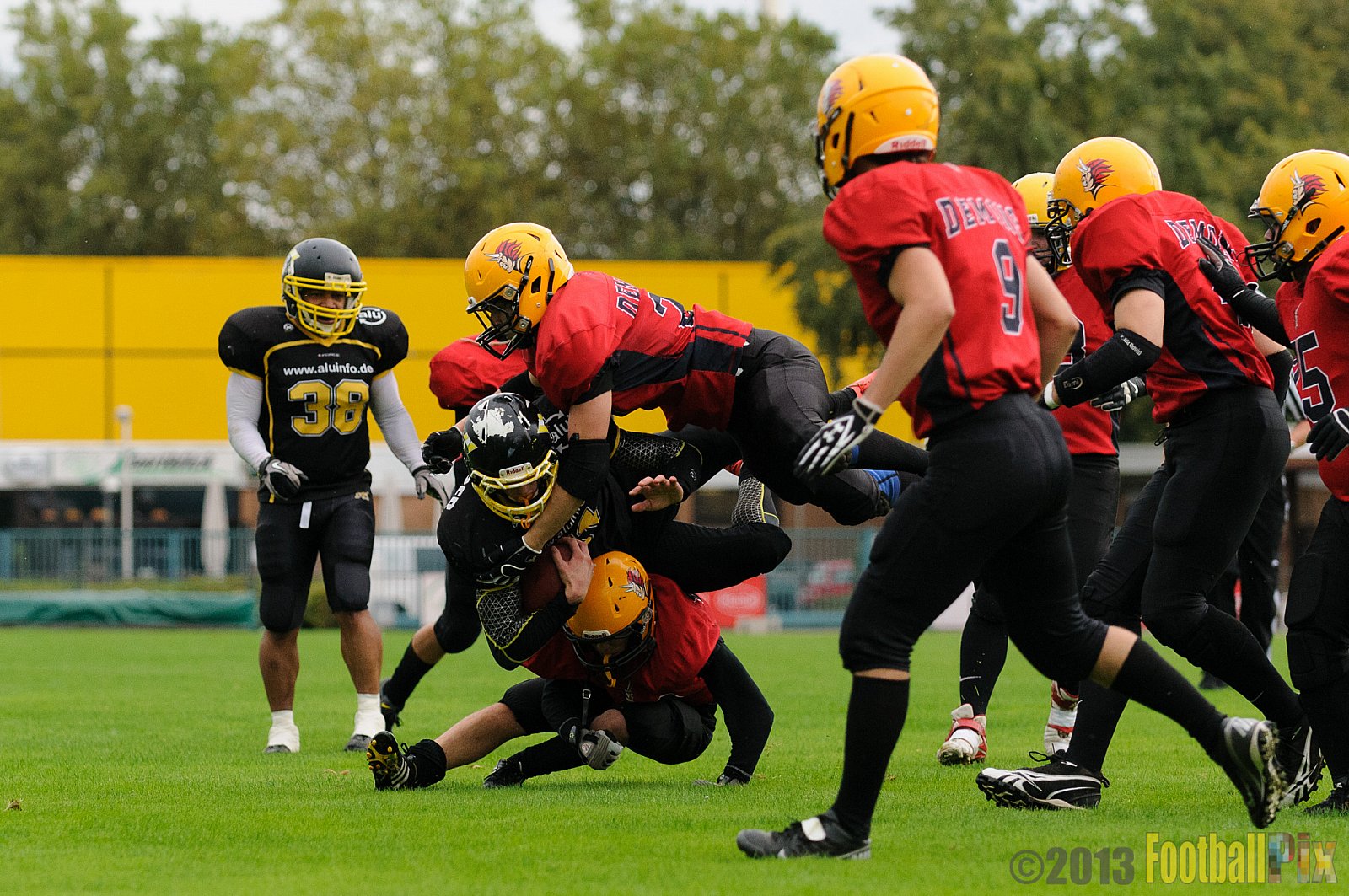 Düsseldorf Bulldozer vs. Aachen Düren Demons - 14.09.2013 Düsseldorf Bulldozer vs. Aachen/Düren Demons (62:0) 