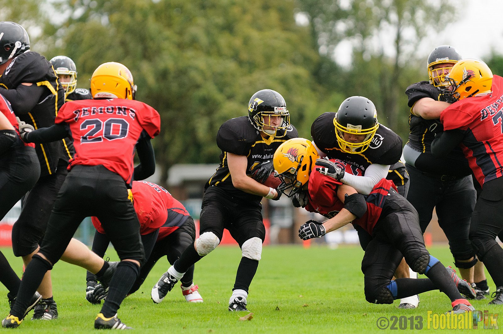 Düsseldorf Bulldozer vs. Aachen Düren Demons - 14.09.2013 Düsseldorf Bulldozer vs. Aachen/Düren Demons (62:0) 
