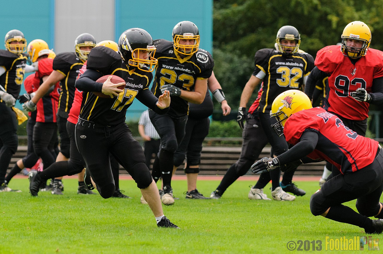 Düsseldorf Bulldozer vs. Aachen Düren Demons - 14.09.2013 Düsseldorf Bulldozer vs. Aachen/Düren Demons (62:0) 