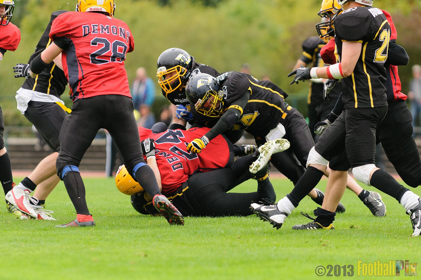 Düsseldorf Bulldozer vs. Aachen Düren Demons - 14.09.2013 Düsseldorf Bulldozer vs. Aachen/Düren Demons (62:0) 