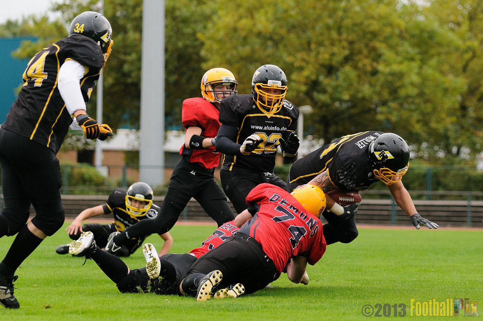 Düsseldorf Bulldozer vs. Aachen Düren Demons - 14.09.2013 Düsseldorf Bulldozer vs. Aachen/Düren Demons (62:0) 