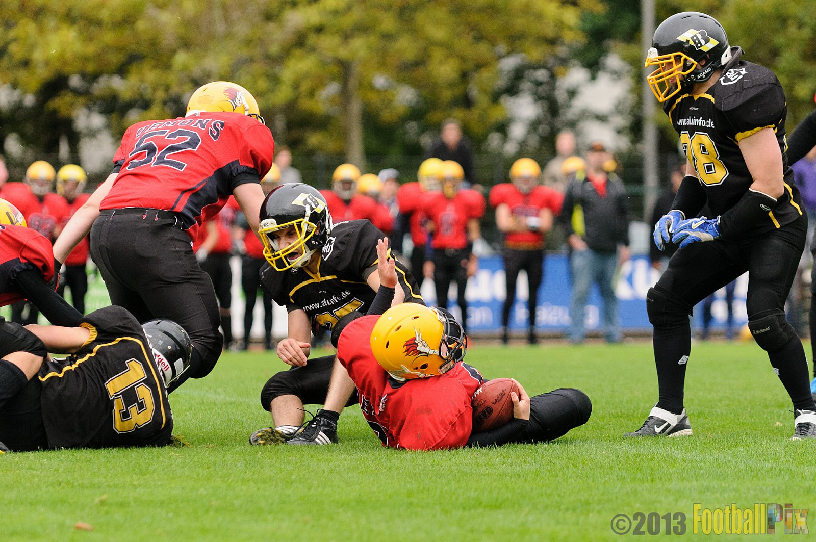 Düsseldorf Bulldozer vs. Aachen Düren Demons - 14.09.2013 Düsseldorf Bulldozer vs. Aachen/Düren Demons (62:0) 