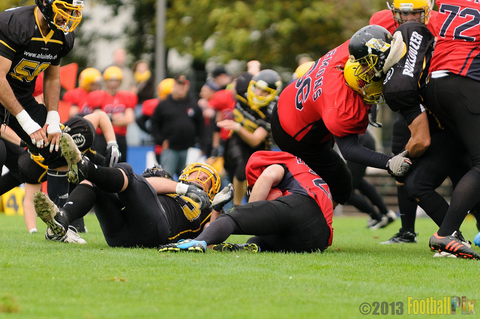 Düsseldorf Bulldozer vs. Aachen Düren Demons - 14.09.2013 Düsseldorf Bulldozer vs. Aachen/Düren Demons (62:0) 
