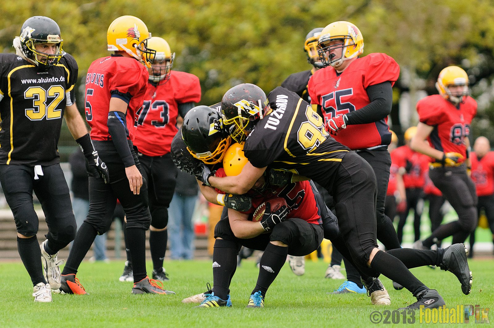 Düsseldorf Bulldozer vs. Aachen Düren Demons - 14.09.2013 Düsseldorf Bulldozer vs. Aachen/Düren Demons (62:0) 