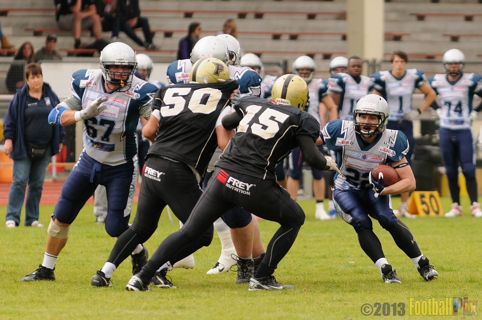  Remscheid Amboss vs. Paderborn Dolphins  - 15.09.2013 Remscheid Amboss vs. Paderborn Dolphins (22:7) 