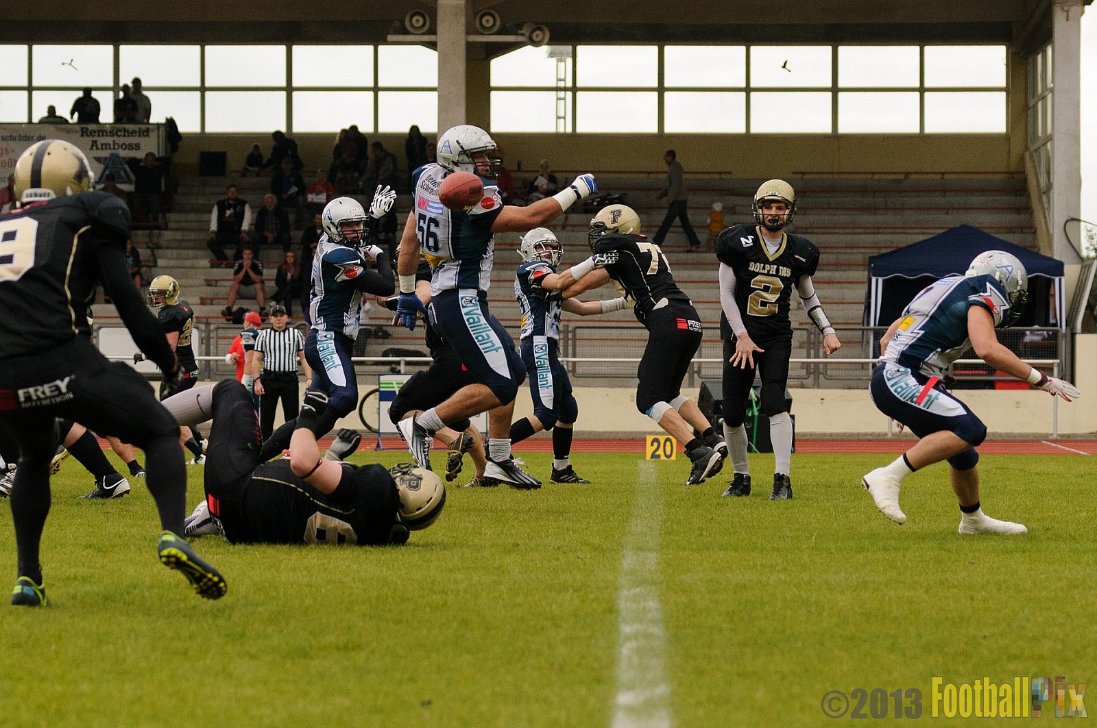  Remscheid Amboss vs. Paderborn Dolphins  - 15.09.2013 Remscheid Amboss vs. Paderborn Dolphins (22:7) 