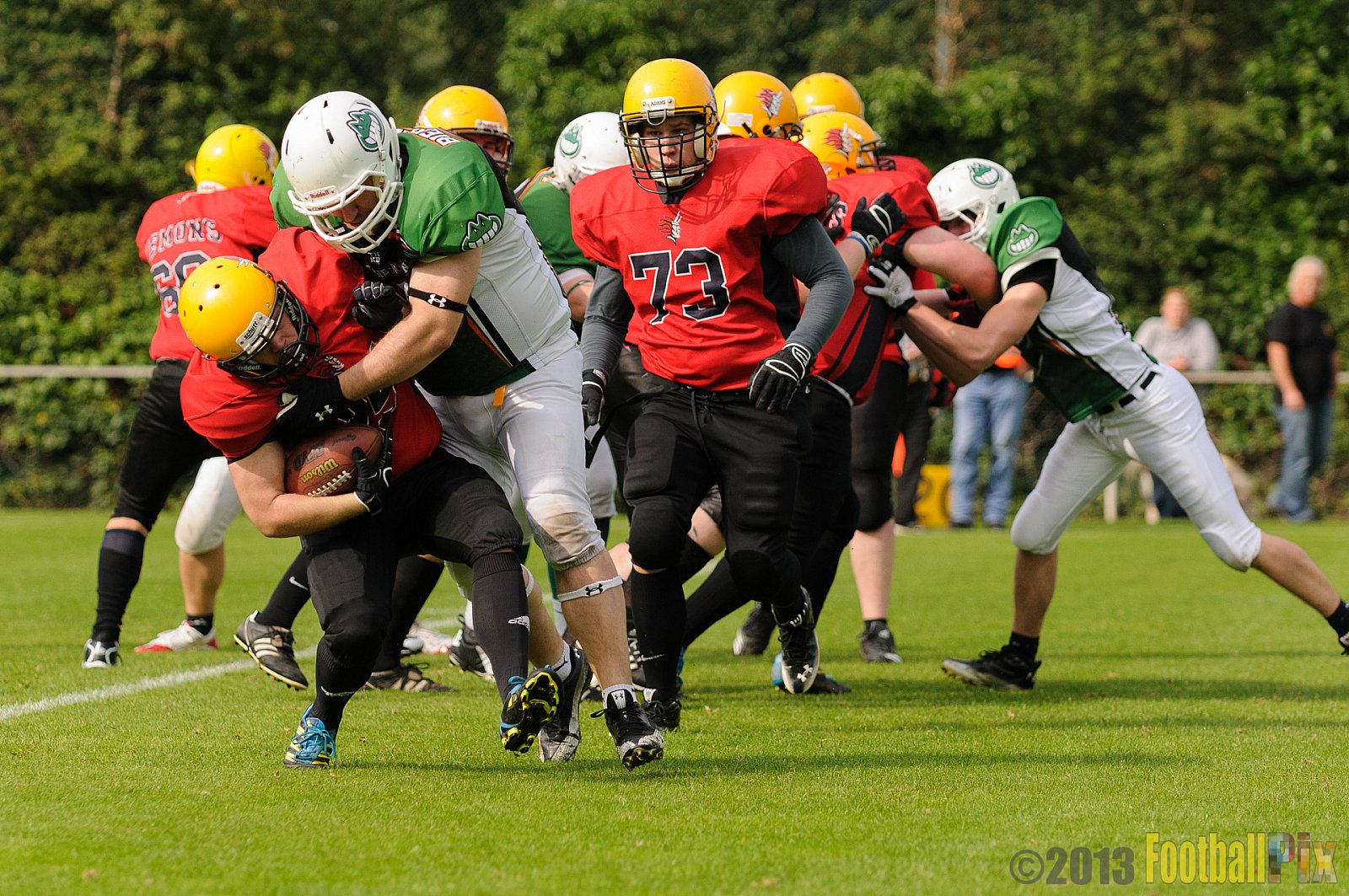 Neuss Frogs vs. Aachen Düren Demons - 21.09.2013 Neuss Frogs vs. Aachen Düren Demons (36:0) 