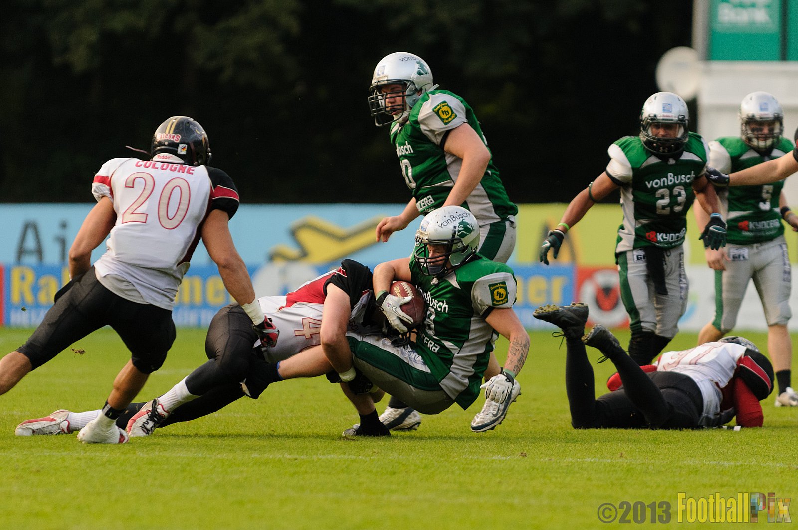 Relegationsspiel Cologne Falcons vs. Bielefeld Bulldogs - 21.09.2013 GFL Nord: Relegationsspiel Cologne Falcons vs. Bielefeld Bulldogs (42:30) 