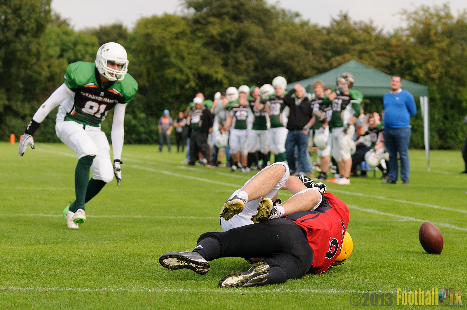 Neuss Frogs vs. Aachen Düren Demons - 21.09.2013 Neuss Frogs vs. Aachen Düren Demons (36:0) 