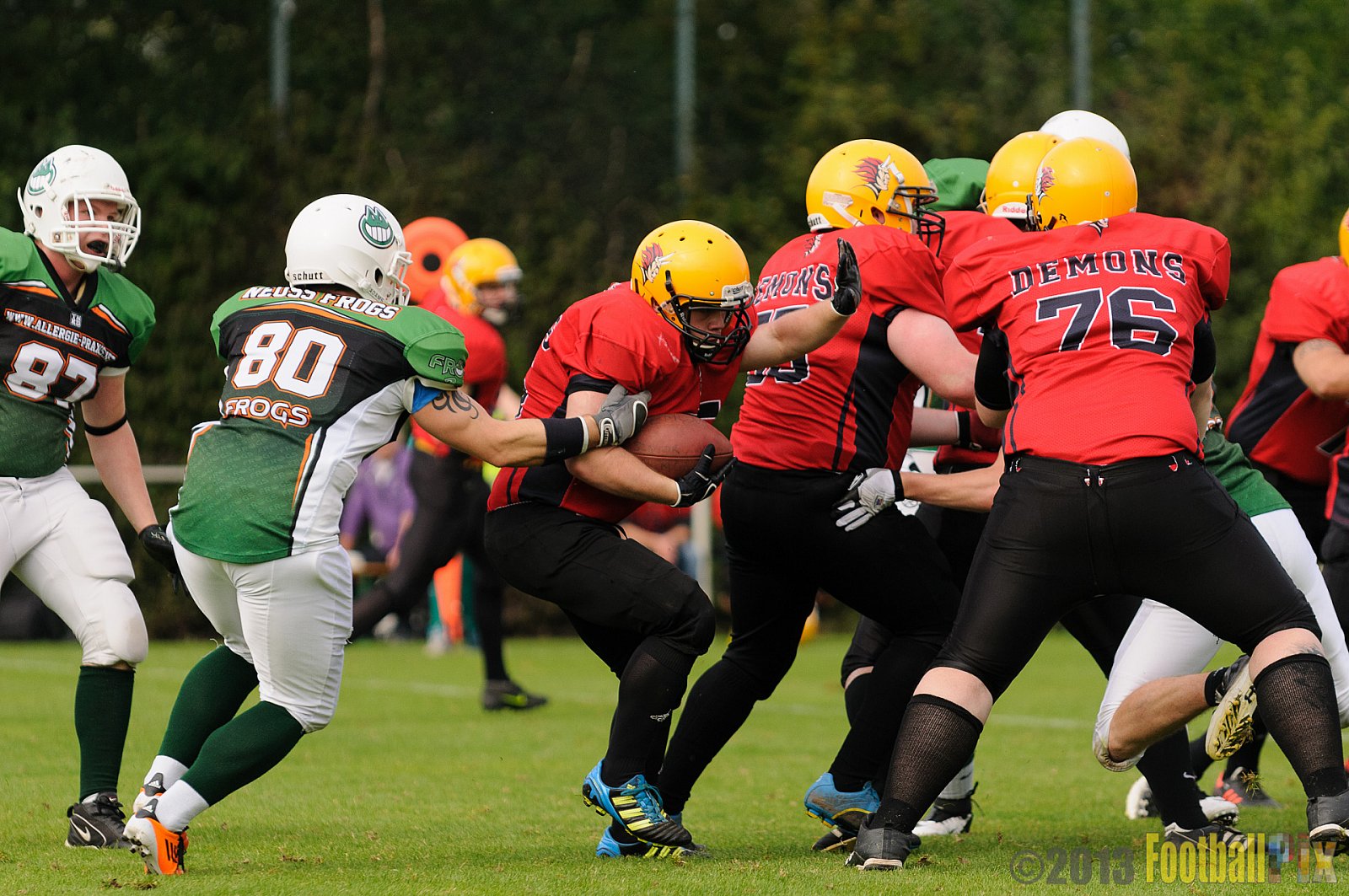 Neuss Frogs vs. Aachen Düren Demons - 21.09.2013 Neuss Frogs vs. Aachen Düren Demons (36:0) 