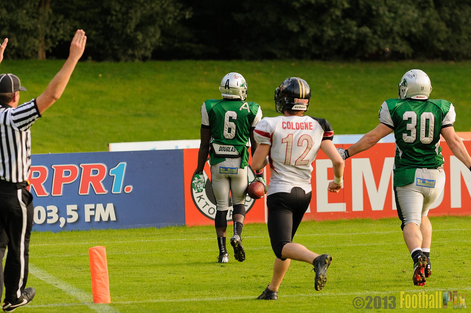 Relegationsspiel Cologne Falcons vs. Bielefeld Bulldogs - 21.09.2013 GFL Nord: Relegationsspiel Cologne Falcons vs. Bielefeld Bulldogs (42:30) 