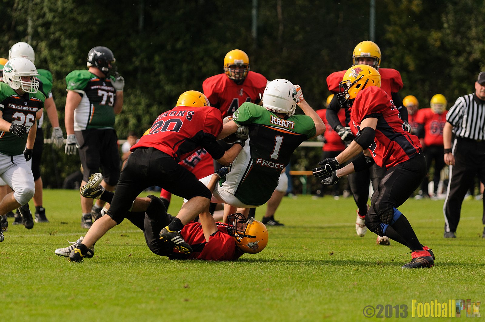 Neuss Frogs vs. Aachen Düren Demons - 21.09.2013 Neuss Frogs vs. Aachen Düren Demons (36:0) 