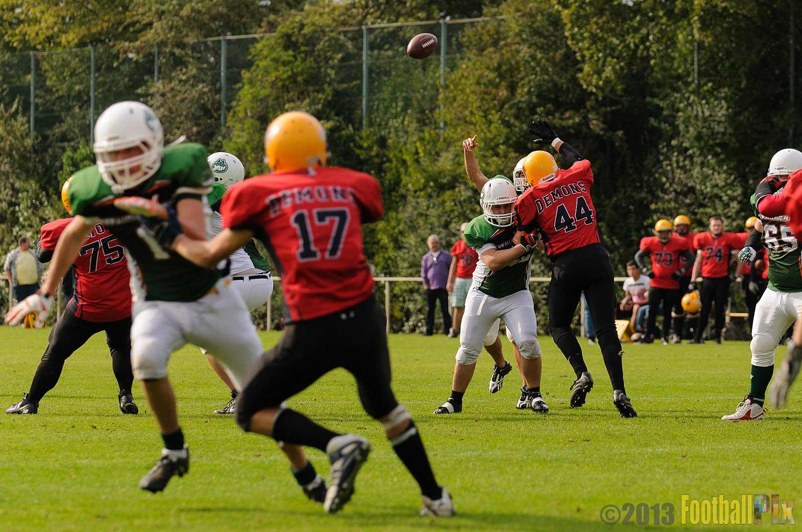 Neuss Frogs vs. Aachen Düren Demons - 21.09.2013 Neuss Frogs vs. Aachen Düren Demons (36:0) 