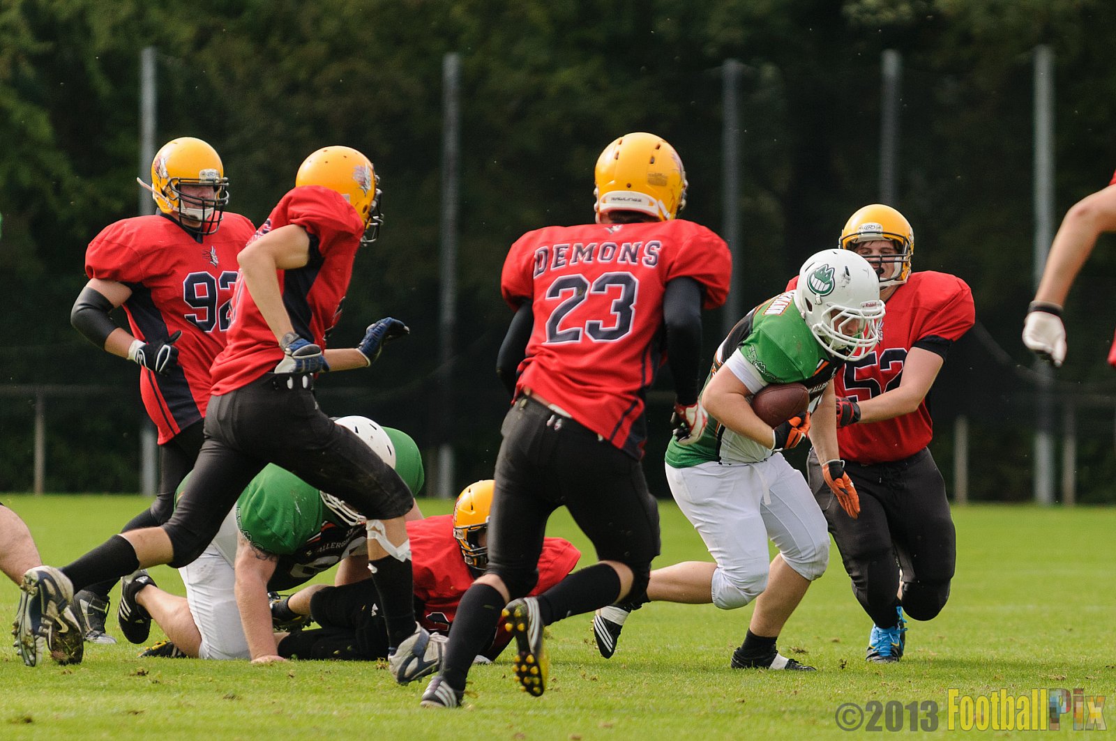 Neuss Frogs vs. Aachen Düren Demons - 21.09.2013 Neuss Frogs vs. Aachen Düren Demons (36:0) 