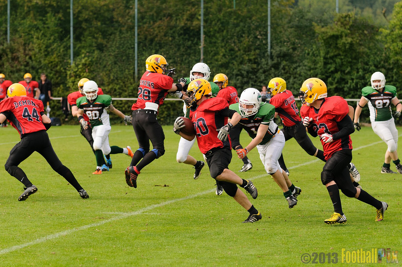 Neuss Frogs vs. Aachen Düren Demons - 21.09.2013 Neuss Frogs vs. Aachen Düren Demons (36:0) 