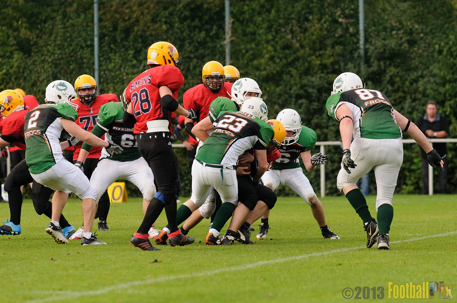 Neuss Frogs vs. Aachen Düren Demons - 21.09.2013 Neuss Frogs vs. Aachen Düren Demons (36:0) 