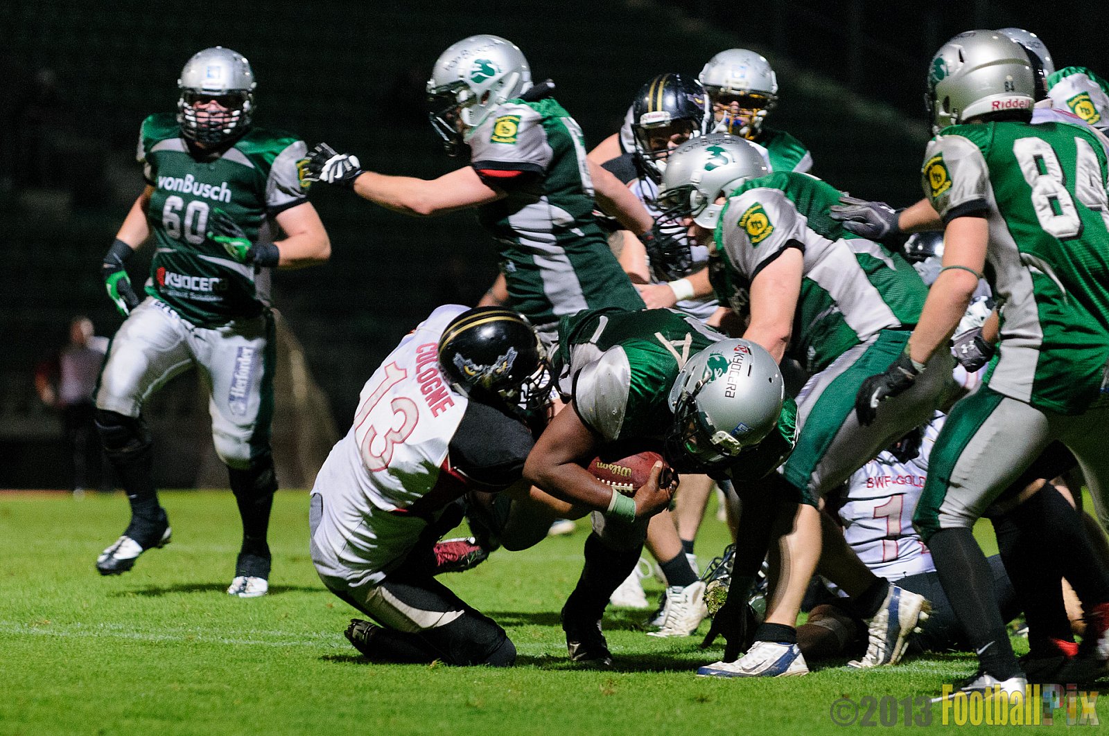 Relegationsspiel Cologne Falcons vs. Bielefeld Bulldogs - 21.09.2013 GFL Nord: Relegationsspiel Cologne Falcons vs. Bielefeld Bulldogs (42:30) 