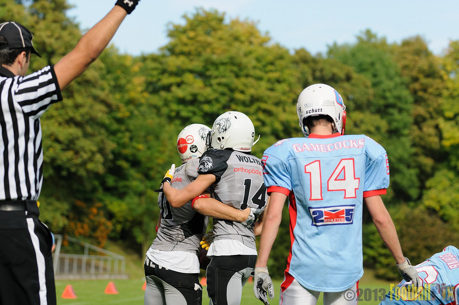 Mönchengladbach Wolfpack vs. Bonn Gamecocks II - 28.09.2013 Mönchengladbach Wolfpack vs. Bonn Gamecocks II (50:0) 