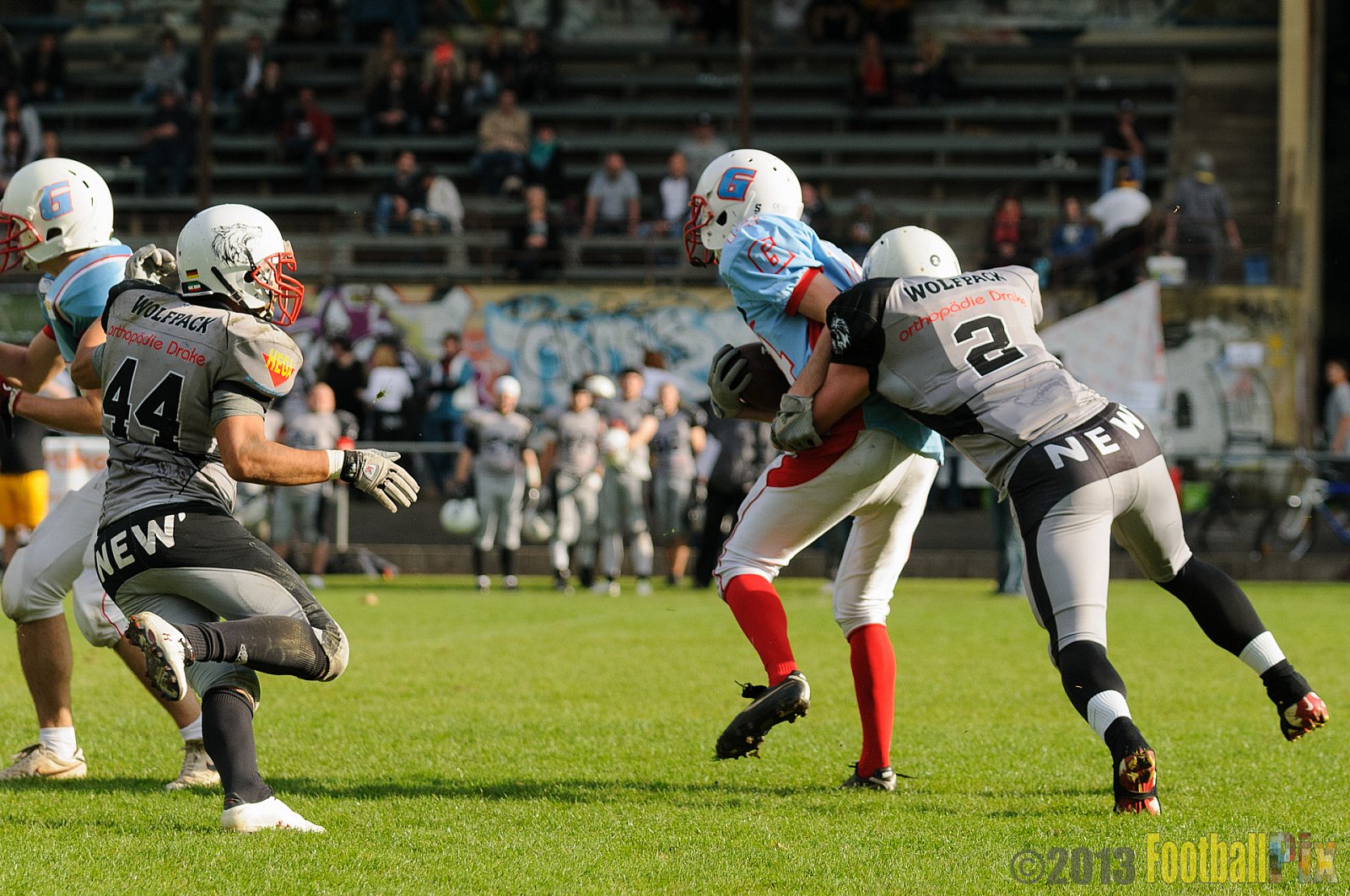 Mönchengladbach Wolfpack vs. Bonn Gamecocks II - 28.09.2013 Mönchengladbach Wolfpack vs. Bonn Gamecocks II (50:0) 