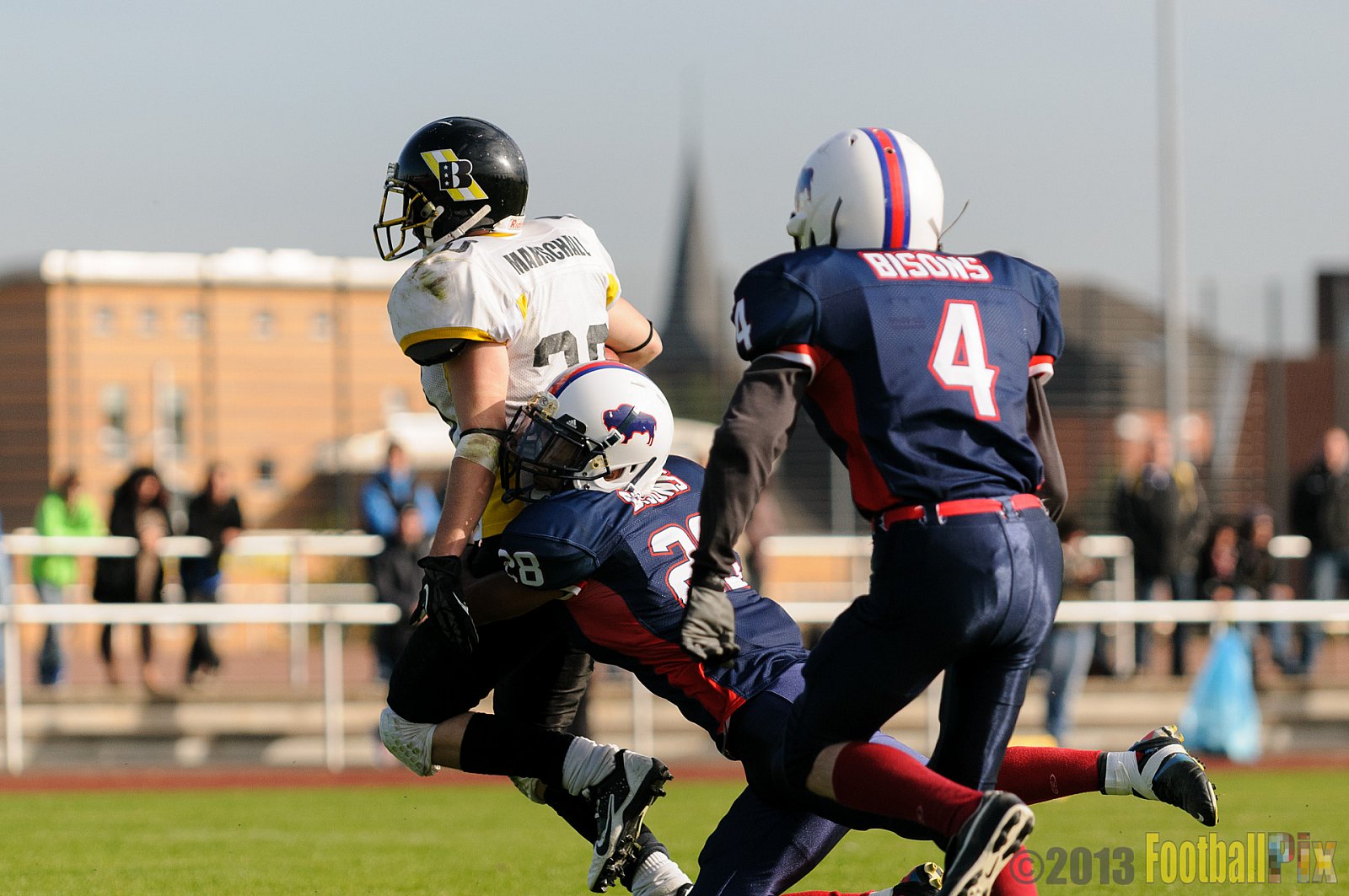 Kreis Heinsberg Bisons vs. Düsseldorf Bulldozer - 03.10.2013 Kreis Heinsberg Bisons vs. Düsseldorf Bulldozer (6:36) 