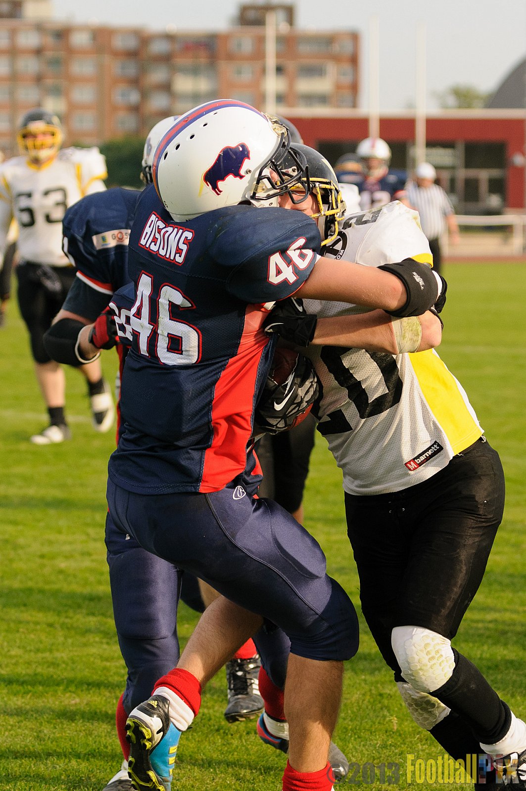 Kreis Heinsberg Bisons vs. Düsseldorf Bulldozer - 03.10.2013 Kreis Heinsberg Bisons vs. Düsseldorf Bulldozer (6:36) 