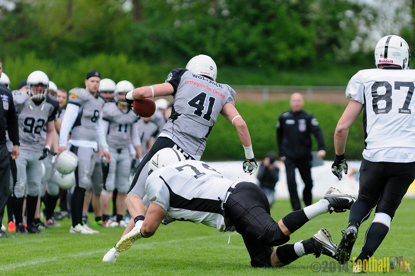 Mönchengladbach Wolfpack vs. Aachen Vampires - 13.04.2014 Mönchengladbach Wolfpack vs. Aachen Vampires (8:8)