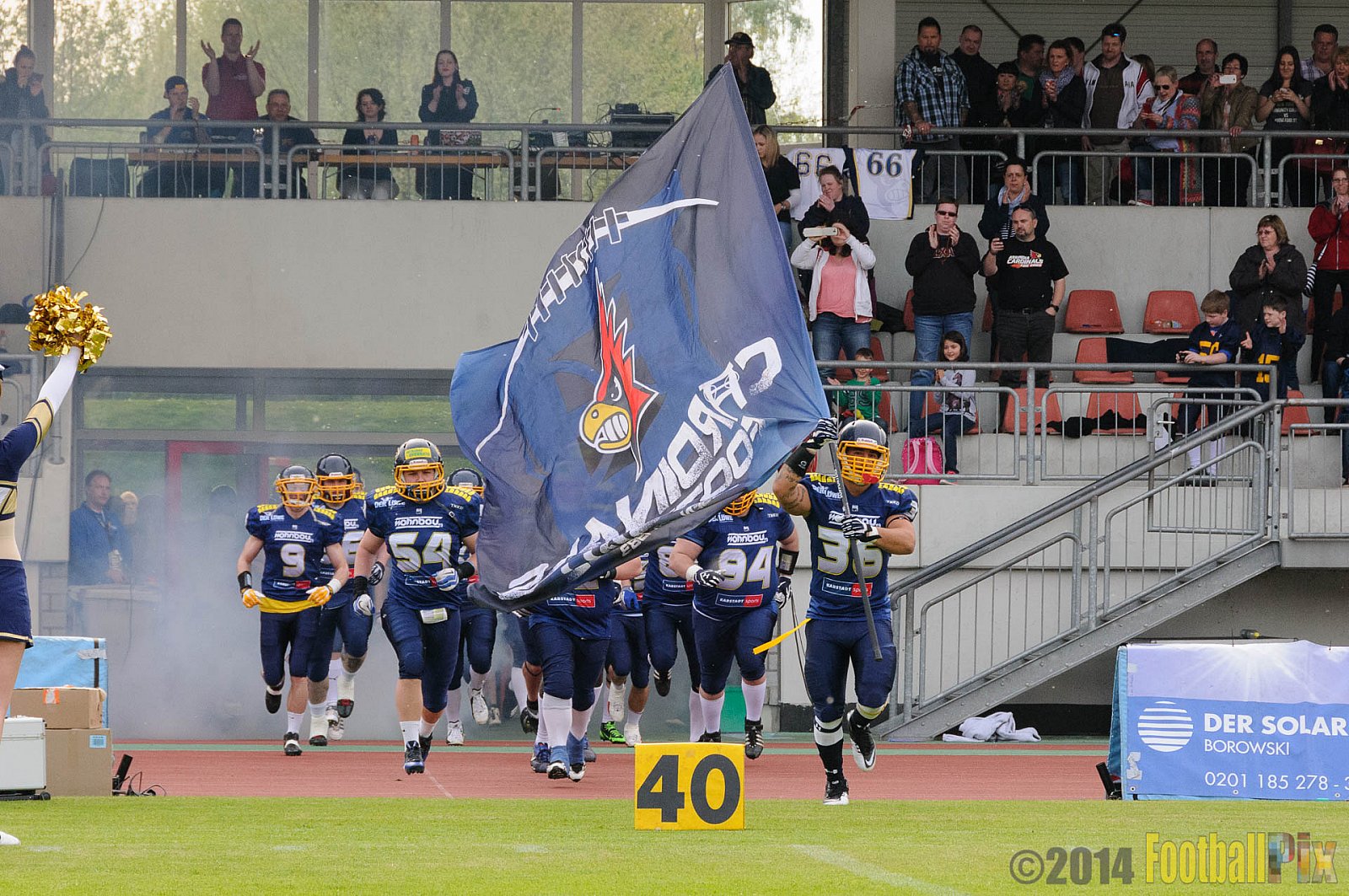 Essen Assindia Cardinals vs. Köln Falcons - 12.04.2014 Essen Assindia Cardinals vs. Köln Falcons (9:61)