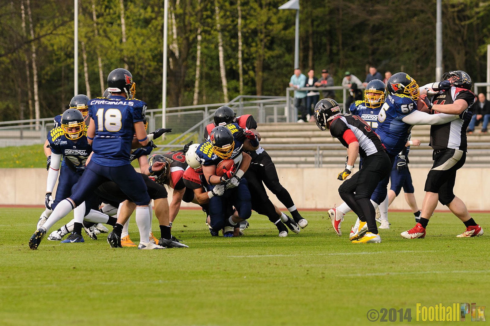 Essen Assindia Cardinals vs. Köln Falcons - 12.04.2014 Essen Assindia Cardinals vs. Köln Falcons (9:61)