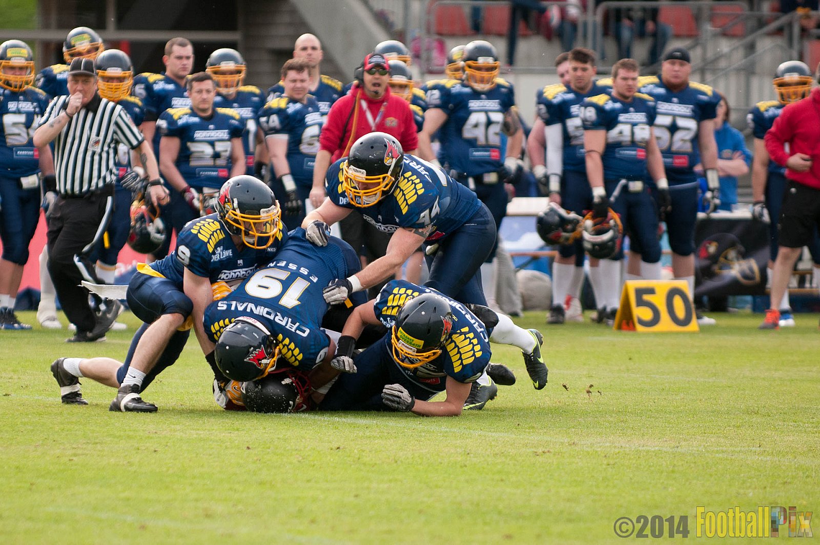 Essen Assindia Cardinals vs. Köln Falcons - 12.04.2014 Essen Assindia Cardinals vs. Köln Falcons (9:61)